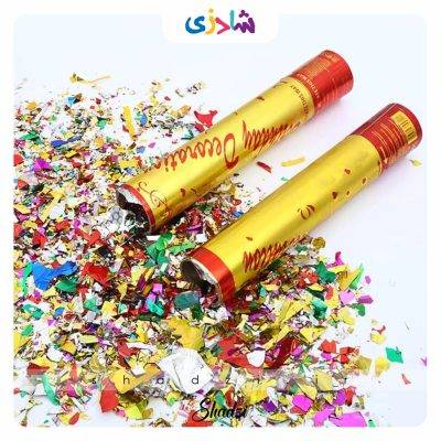 بمب شادی چیست و چطور از آن استفاده کنیم؟ | راهنمای کامل خرید و استفاده 3 پوپر کاغذ رنگی