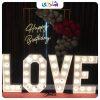 استند حروف LOVE چراغدار
