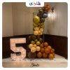 بادکنک آرایی کرم قهوه ای