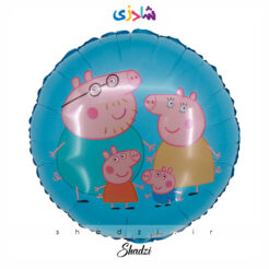 بادکنک فویلی پپا پیگ گرد