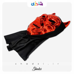 نقاب غول شاخدار قرمز