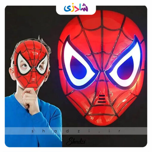 نقاب اسپایدرمن چراغدار بچگانه