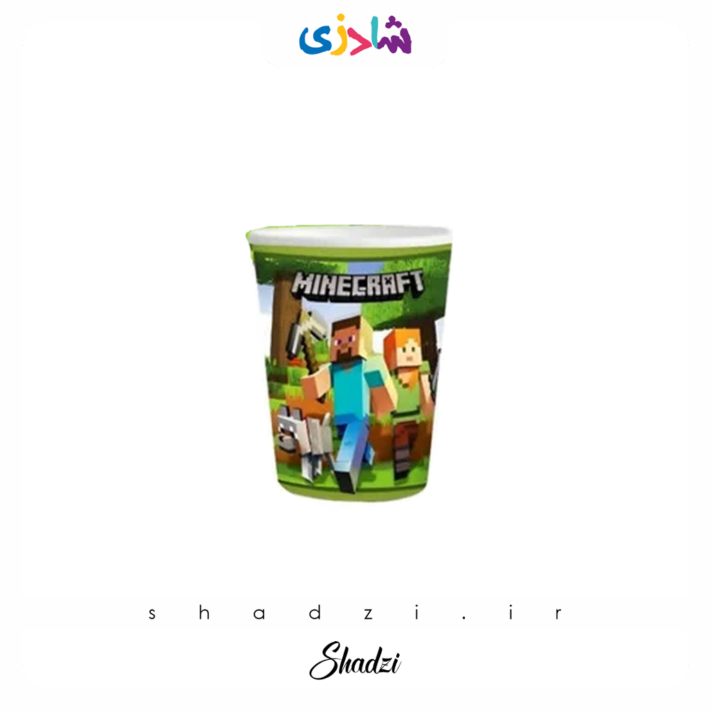 لیوان ماین کرافت (10عددی)