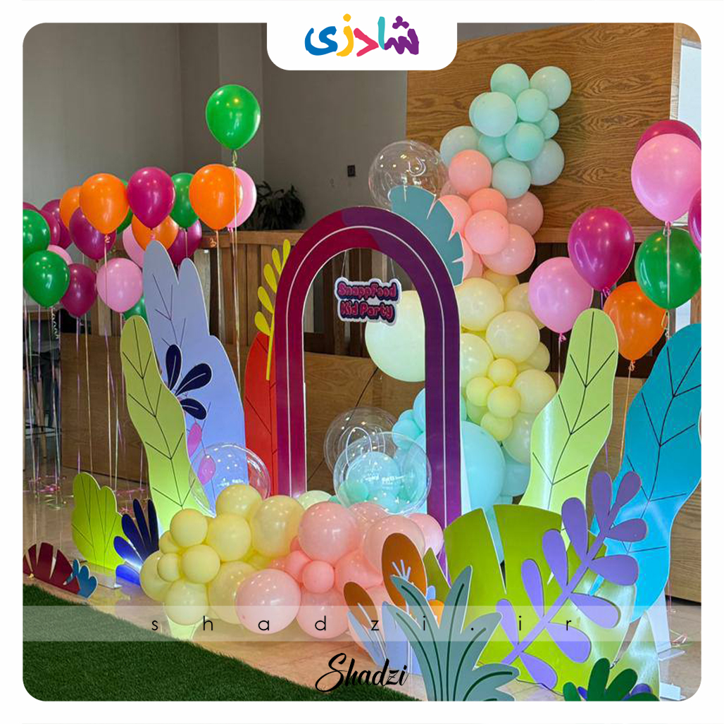 بادکنک آرایی تم پاستل رنگی