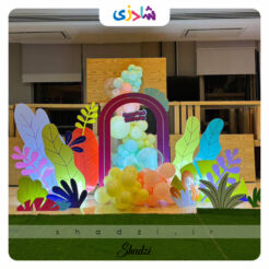 بادکنک آرایی تم پاستل رنگی