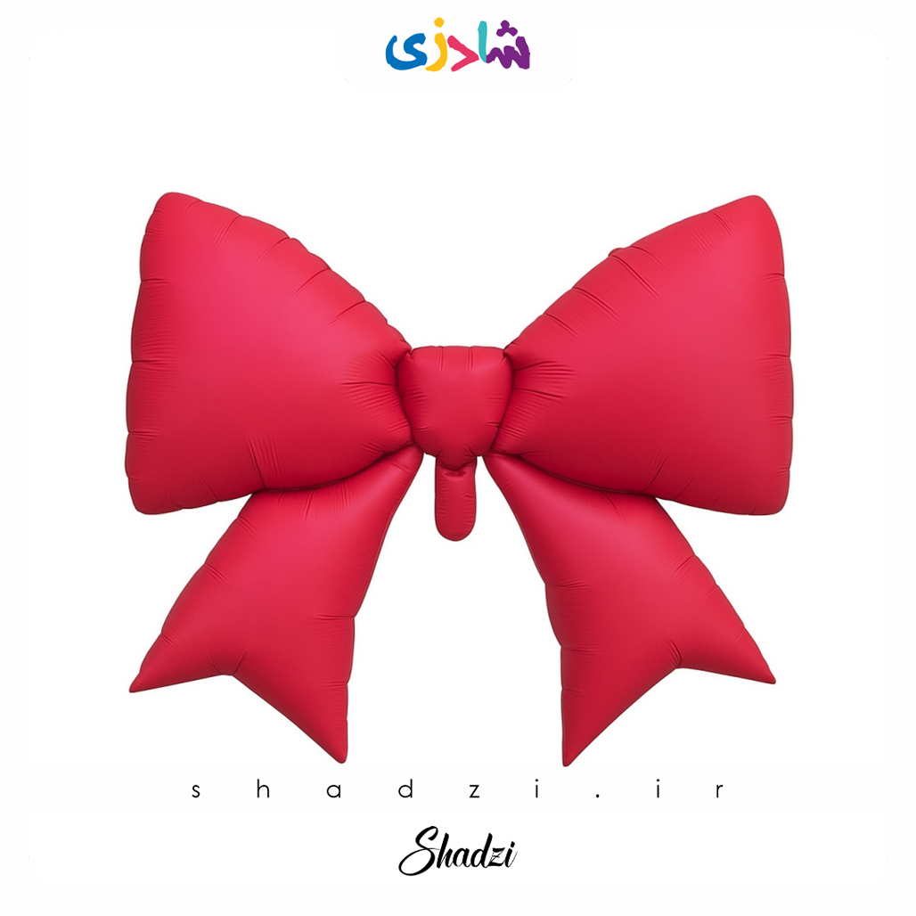 بادکنک فویلی پاپیون قرمز