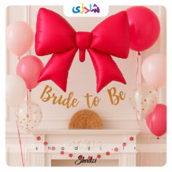 بادکنک فویلی پاپیون قرمز