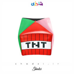 بادکنک فویلی مکعب TNT ماینکرافت