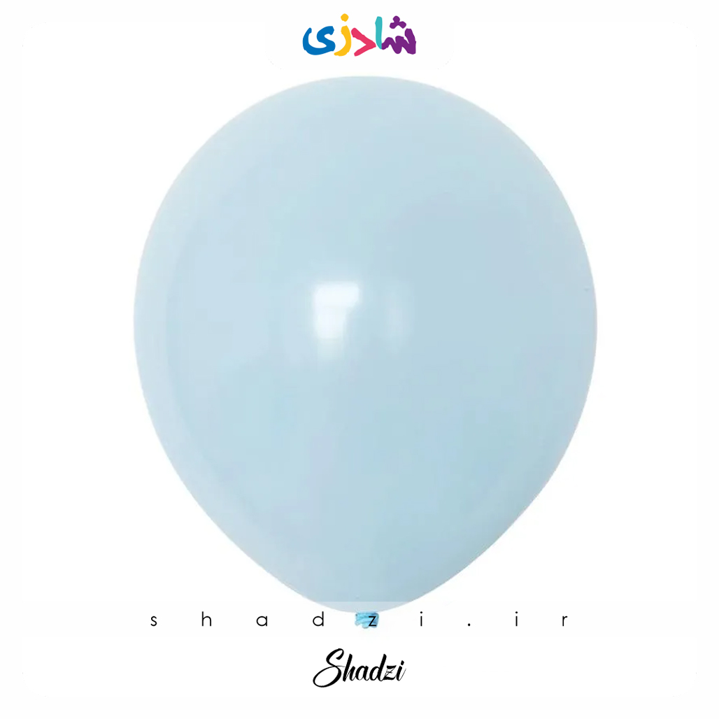 بادکنک پاستلی آبی