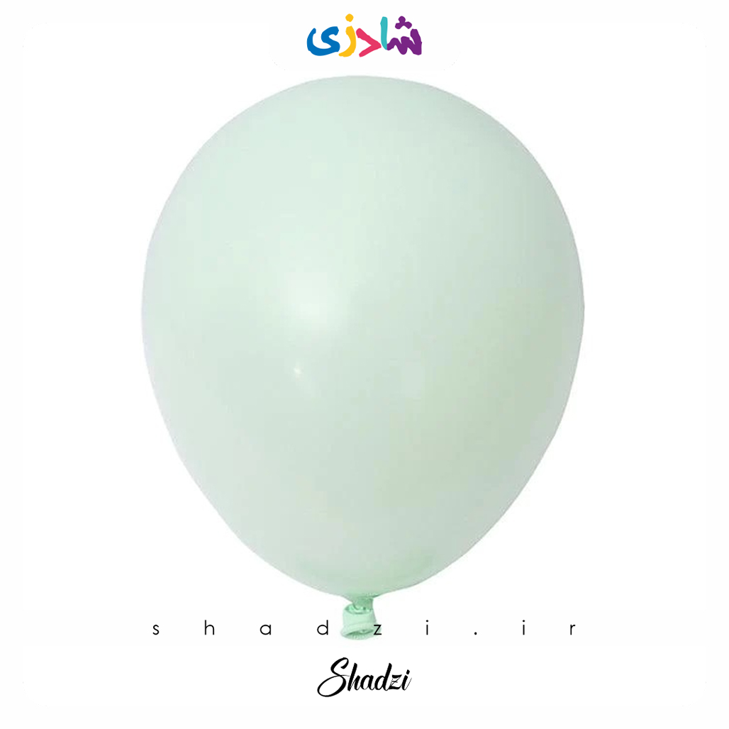 بادکنک پاستلی سبز آبی