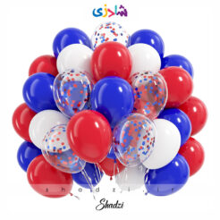پک 30عددی بادکنک قرمز آبی