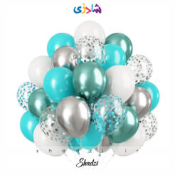 پک 26عددی بادکنک سبز آبی