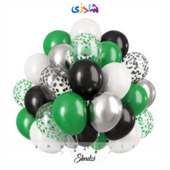 پک 26عددی بادکنک سبز و سفید