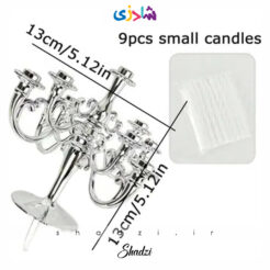 شمع تولد مدل شمعدونی