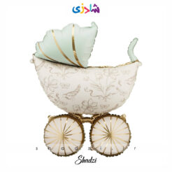 بادکنک فویلی کالسکه نوزاد پسر