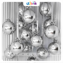 پک بادکنک فویلی اوربز نقره ای 5عددی (بدون باد)